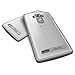 LG G4 Case - Poetic [Affinity Series] - [TPU Grip Bumper] [Corner Protection] Protective Hybrid Case for LG G4 (2015) Compatible with Both [Metallic & Ceramic Craft] Version and [Leather Back] Version Frost Clear/Gray (3-Year Manufacturer Warranty From Poetic)
