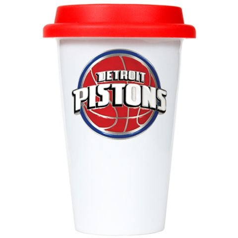 Detroit Pistons Travel Coffee Cup With Lid