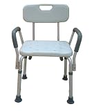Drive Bath bench with Back and Removable Padded Arms
