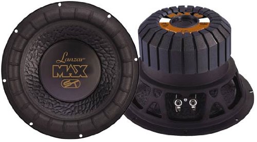 Lanzar MAX10 Max 10-Inch 800 Watt Small Enclosure 4 Ohm Subwoofer
