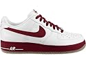 MENS NIKE AIR FORCE 1 '07 WHT/TEAM RED (315122 167)