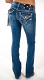 41UCkO7Kf0L. SL160  Miss Me Jeans Crystal Trim Boot Cut Jean