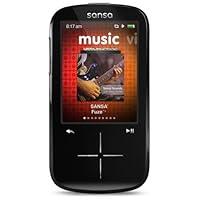 Sandisk Sansa Fuze+ Plus 4GB MP3 Player, microSD/SDHC Slot, FM Radio, Voice Recorder, BLACK, BULK PACKAGED