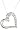 14k White Gold Diamond Journey Half-Heart Pendant (1 cttw, H-I Color, I1-I2 Clarity)