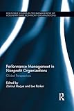 Performance management in nonprofit organizations : global perspectives