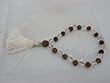 Rudraksha Crystal Combination Yoga Meditation Shiva Mala 27+1 Beads - Energizer and Amplifier