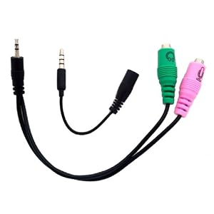 Headset Buddy: PC Headset to 2.5mm & 3.5mm Adapter for Phone/Smartphone Combo Pack: for 2.5mm phone jack or 3.5mm jacks on iPhone, Blackberry, Droid, Palm, Samsung, LG, HTC