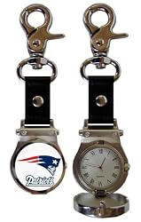 New England Patriots Clip-On Watch - NFL Football - Fan Shop Sports Team Merchandise