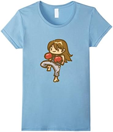 Women's Fittys Kickboxing Girl T-Shirt for Men, Women &amp; Kids Medium Baby Blue