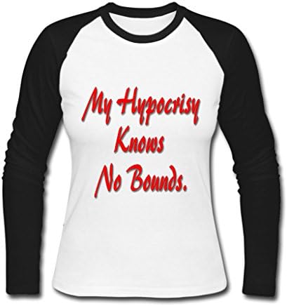 Nicorose Women'S Tee My Hypocrisy Knows No Bounds Tee Shirt White Size Small