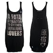 Harajuku Lovers - Fatal Women's Sweater Knit Tank -- Rich Black (L)