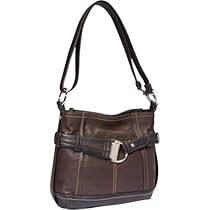 Hot Sale Tignanello Soft Cinch Hobo,Brown/Black,One Size