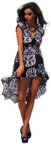 Xueyi Women's Clubwear Flower4 One Size Black