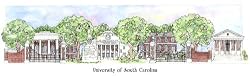 University of South Carolina - Collegiate Series - 11.5 x 24 Inch Print
