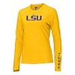 Nike LSU Tigers Gold Ladies Classic Logo Long Sleeve T-shirt