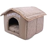 Best Pet Supplies Home Sweet Home Pet House with Bones, Brown