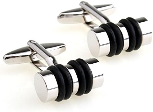 Coming Orders Cufflinks Silver cylinder cufflinks nail sleeve 156498