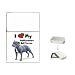 Chrome flip top lighter! Wick, flint and fluid fuel lighter. Measures 2.25"(H) x 1.5"(W) x 0.5"(D).Comes in a gift tin box.The image is printed directly onto the metal and coated with a top quality, waterproof enamel to insure long wear. FOR THE TRUE STAFFORDSHIRE BULL TERRIER LOVER!