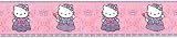 Hello Kitty Pink Princess Pre-pasted Wallpaper Border