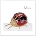 Jewelry Trinket Box with Crystal - Ladybug Design