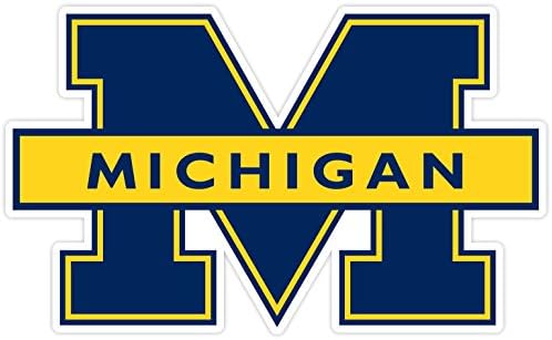 Michigan Wolverines NCAA Vinyl Sticker 4"x 6" Decal Bumper Car Truck Laptop