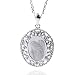 Sterling Silver Guardian Angel Pendant with 18 Chain