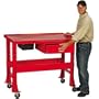 Torin Tear-Down Table with Drain - 1000-Lb. Capacity