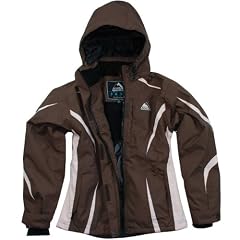 COX SWAIN Hi-Tec Damen 2-Lagen Outdoor Multifunktionsjacke ASPEN - Brown Pink und White Coral