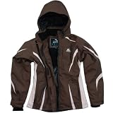 COX SWAIN Hi-Tec Damen Multifunktionsjacke ASPEN - Brown Pink und White Coral - 