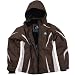 COX SWAIN Hi-Tec Damen Multifunktionsjacke ASPEN - Brown Pink und White Coral, Farbe: Chocco Brown/Pink, Größe: XL