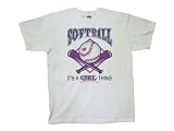 Softball T-Shirt It'S A Girl Thing