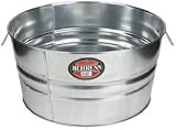 Behrens 1GS 11-Gallon Round Galvanized Steel Tub