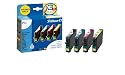 Pelikan Tintenpatronen Bundle BK/C/M/Y, 4 x 9ml, für Epson Stylus D78, D92 / DX4000, DX4050, DX4400, DX5000, DX5050, DX6000, DX6050, DX7000F