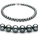 Peacock 8-10mm AAA+ Tahitian Pearl Necklace 16 inch Choker Length