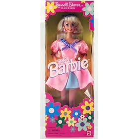 Barbie - Russell Stover Special Edition - Mattel - Blonde - Pink Dress w/ Brush - Limited Edition - Mint - Collectible
