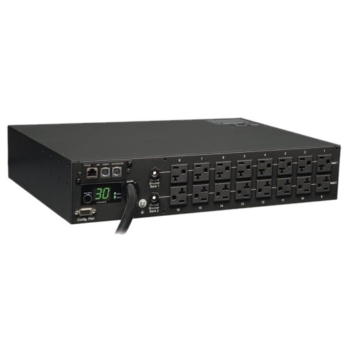 TRIPPLITE PDU MONITORED 120V 30A - 5-15/20R 2U RM 16OUT - PDUMNH30