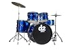ddrum D2 PB 5 Piece drum kit, Police Blue