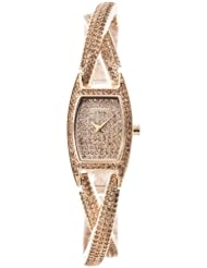 DKNY Glitzy Half-bangle - Gold Womens watch #NY8682