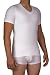 Underworks Mens Microfiber Compression V-Neck T-shirt