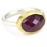 Nava Zahavi Ruby Silver and High Karat Gold Freedom