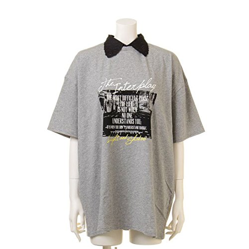 (ジュエティ)jouetie 襟付きメッセージフォトTシャツ 081520603101