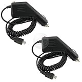 2X Car Charger Accessory For Blackberry At&T Torch 9800