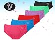 Women's 12-pack Solid Bikini Panties with Poodle Accent