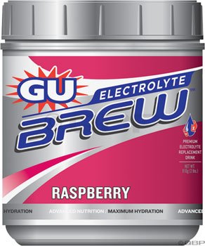 GU2O Sports Drink (2.0 lb canister, Raspberry)