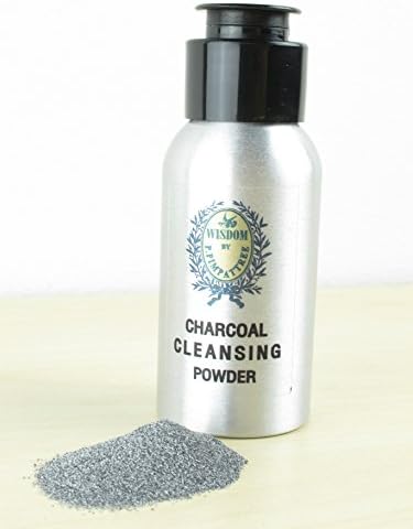 Wisdoms Detox Charcoal Face Deep Cleansing Powder - 100% Natural Anti Aging Baby Face (35 Ml.)