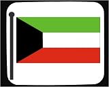 Decorated Mouse Pad with flag, Kuwait