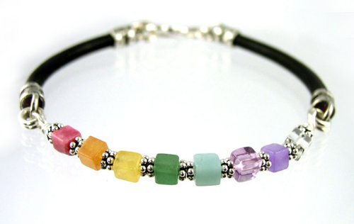 Sterling Silver Gemstone Bracelets: Chakra Balancing Crystal Healing Metaphysical Properties Spiritual Jewelry
