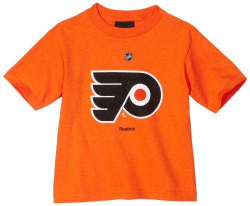 NHL Toddler Philadelphia Flyers Primary Logo S/S Tee - R4P3Emkoo (Orange, 3T)