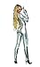 Dreamgirl Women's Space Wars Intergalactic Galaxy Hero Costume, Silver, Small