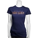 Auburn Tigers Navy Blue Ladies Rhinestone T-shirt